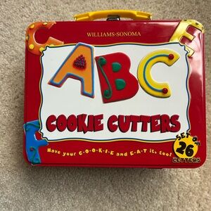 Williams Sonoma ABC Cookie Cutters Set